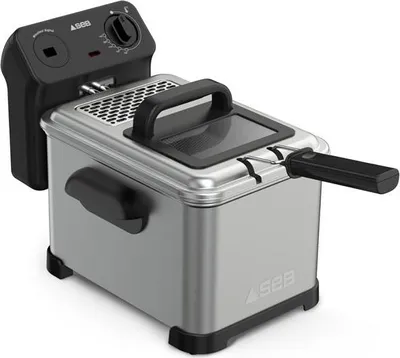 Produktbild von SEB FR506D00, Fritteuse, 1,3 kg, 4 l, Metall, 150 °C, 190 °C