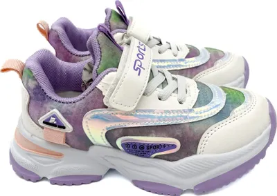Produktbild von Sneakers Meisjes Wit Dad look Lila
