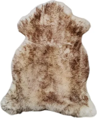 Produktbild von TOP Schaffell | 140cm | Echtes Lammfell |Teppich Deko | Braun-Geflammt | Sitzauflage.Größe:100cm - 110cm,Haar-Länge:Kurz 2-5cm