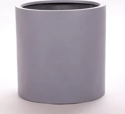 Produktbild von Elegant Einrichten | Pflanzkübel | Fiberglas | zylindrisch | D30xH30cm | grau.