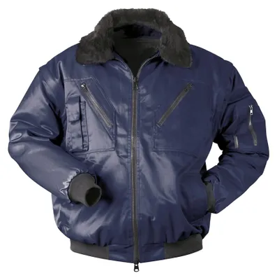Imagen del producto de Chaqueta de aviador ÖSTERSUND, 4 en 1, talla XL, color azul marino, modelo NORWAY