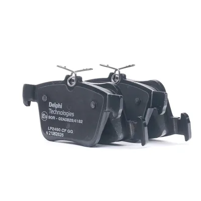 Produktbild von DELPHI Bremsbeläge Satz Hinten Bremsklötze für VW Golf VII Schrägheck (5G1, BQ1, BE1, BE2) LP2490