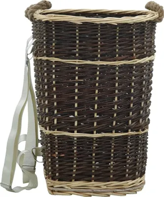 Immagine prodotto di Cesta per Legna con Spallacci 44,5x37x50cm Salice Naturale