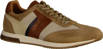 Obrázok produktu pre Ambitious 11319-2034 pánske tenisky, Camel/Bege/Cognac, koža, NEW - pánske tenisky / šnurovacie topánky, hnedé, koža/textil