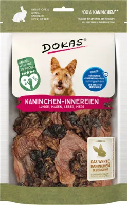 Produktbild von DOKAS - Kaninchen-Innereien 1er Pack (1 x 100g)