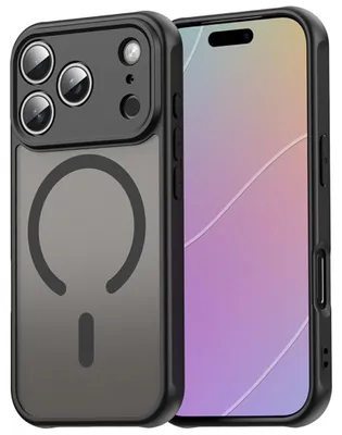 Produktbild von MagSafe Handyhülle für Apple iPhone 18 Pro Max Silikon Kameraschutz Matt Schwarz