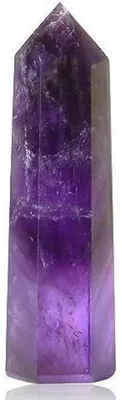 Productafbeelding van Amethist helende kristal staaf, 2 inch, natuurlijke edelsteen voor meditatie en energie werk