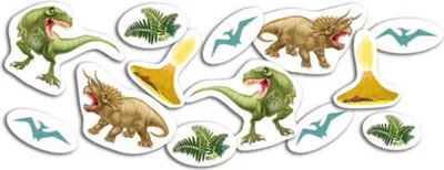 Produktbild von XXL Konfetti Streuteile Dinosaurier Party