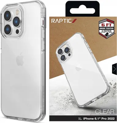 Immagine prodotto di Raptic X-Doria Clear Case Custodia trasparente blindata per Iphone 14 Pro