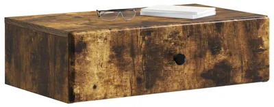 Obrázok produktu pre Nástenný bočný stôl Dymový dub 59 x 34,5 x 17 cm