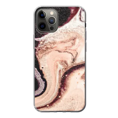 Produktbild von MuchoWow® Handyhülle Schutzhülle Hülle für iPhone 13 Pro Marmor - Mineralien - Naturstein Silikon Softcase Handy Hülle - Handy-Tasche