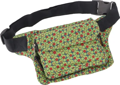 Produktbild von Bedruckte Stoff Sidebag & Gürteltasche, Farbenfrohe Bauchtasche, Hüfttasche - Lemon, Uni - Erwachsene, Grün, Baumwolle, 15*20*5 cm, Festival- Bauchtasche Hippie