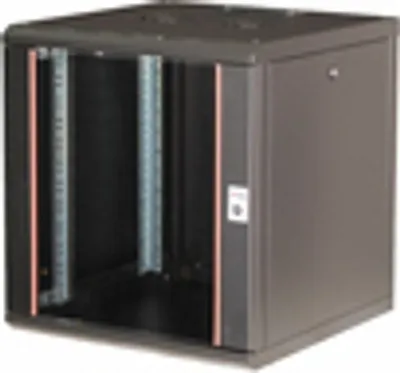 Obrázek produktu pro Equip EPM-12-6060-B-CBAA, Nástěnný regál, 12U, Zámek, Kolejnice racku, 28 kg, Černá