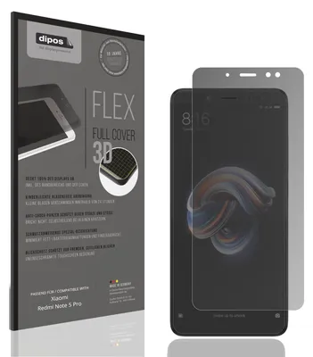 Produktbild von Full Cover Privacy Blickschutzfolie für Xiaomi Redmi Note 5 Pro Folie Anti-Shock