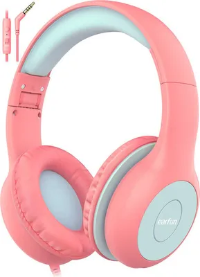 Zdjęcie produktu dla Słuchawki Nauszne EarFun Kids K1 (fioletowo-różowe)