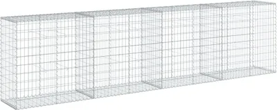 Produktbild von vidaXL Gabione mit Deckel 400x50x100 cm Verzinktes Eisen