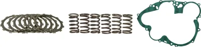 Image de Kit d'embrayage pour Kawasaki KLX 650 C, années de fabrication 1993-1995 : disques d'embrayage, ressorts d'embrayage, joint de couvercle d'embrayage de la marque pamoto - Neuf