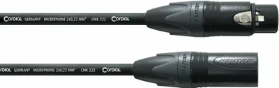 Obrázok produktu pre Cordial CPM 3 FM, XLR, Samec, XLR, Samica, 3 m, Čierna