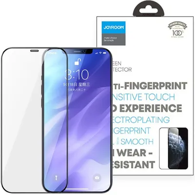 Obrázek produktu pro Joyroom Knight Series 2.5D Tvrzené Sklo S Rámečkem Pro Iphone 12 Mini Černé (Jr-Pf595)