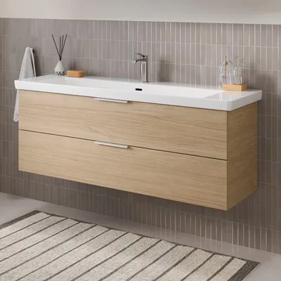 Imagen del producto de Mueble bajo lavabo Steinkamp Living 2.0 para lavabo Villeroy & Boch Subway 3.0 de 130 cm
