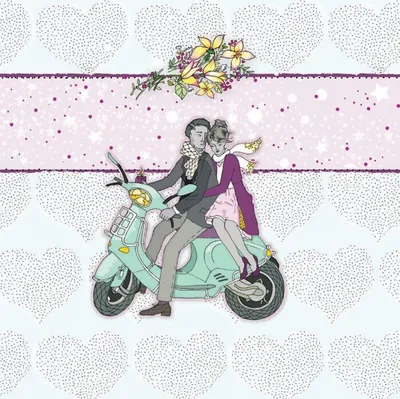 Produktbild von Swarovski quadratisches Carnet CL0228 Hochzeitsroller