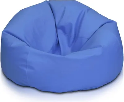 Produktbild von Ecopuf Sakwa, Sitzkissen Sessel Bean Bag, Sitzsack Kunstleder, Hellblau E10, L
