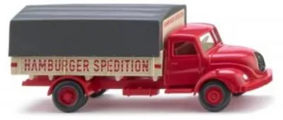 Immagine prodotto di Wiking 042004 Autocarro a pianale (Magirus) "Hamburger Spedition" H0 scala 1:87