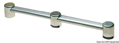 Zdjęcie produktu dla Poręcz aluminiowa owalna centralna do rury 40x20mm Osculati 41.609.00