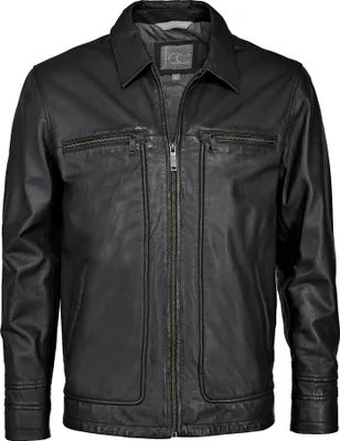 Produktbild von JCC Lederjacke Herren black 50