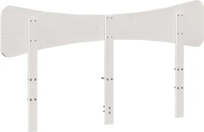 Produktbild von vidaXL Kopfteil Weiß 160 cm Massivholz Kiefer