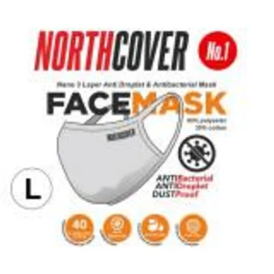 Obrázok produktu pre Antibateriálne rúška 3-vrstvové Nano NF 5-ks - L