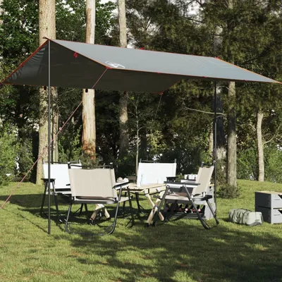 Produktbild von Möbel Tarp Grau und Orange 360x294 cm Wasserdicht - Campingzelte 94660