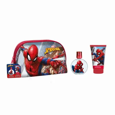 Zdjęcie produktu dla Zestaw Spiderman: Woda Toaletowa 50 Ml, Żel Pod Prysznic I Kosmetyczka