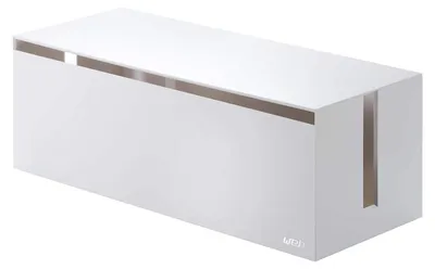 Produktbild von Yamazaki Web Kabelbox Kunststoff weiß