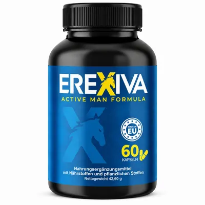 EREXIVA, Nahrungsergänzungsmittel, 60 Kapseln, Sägepalme, Sägepalmenextrakt, Sägepalmenfrucht, Seren