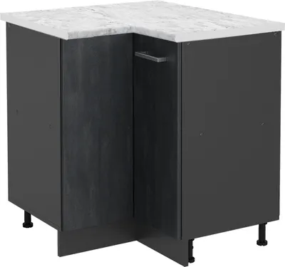 Obrázek produktu pro Rohová skříňka Vicco R-Line Černý beton 75.6 cm PD Mramor, Model 47489