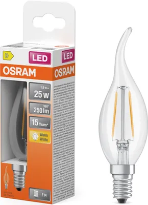 Obrázok produktu pre OSRAM 4099854468797 LED žiarovky, klasický púzdrový tvar mini sviečky 1,8 W 250 lm