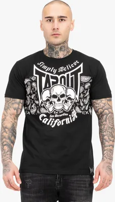 Produktbild von Herren T-Shirt normale Passform ADELANTOS Black/White L Tapout