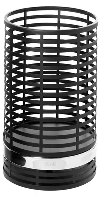 Produktbild von MATERA Windlicht - H.38cm x D.22,5cm - schwarz/silber - Eisen