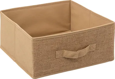Zdjęcie produktu dla Organizer do szafy na bieliznę, płótno i juta, 31 x 15 cm