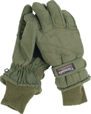 Produktbild von Thermo-Fingerhandschuhe Thinsulate oliv, S