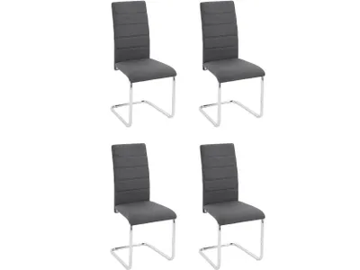 Produktbild von Dolores | Stuhl 4 PK Anthrazit Grau