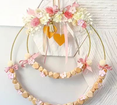Produktbild von Satin-Ripsbänder, bunt, Rosa, 2 m, 6 Stück