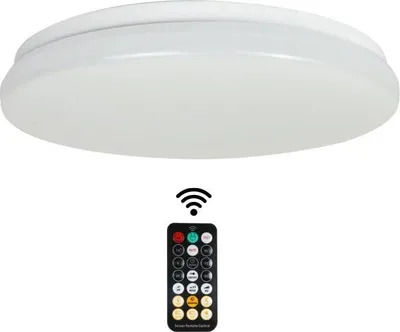 Produktbild von LED-Deckenleuchte 18 W IP44 mit Sensor und Fernbedienung – Neutralweiß 4000 K – 5500 K