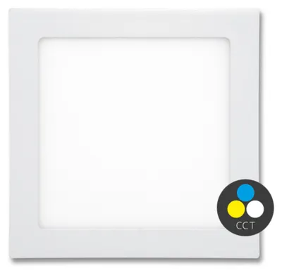 Immagine prodotto di Ecolite SMD-Panel 22,5 x 22,5 cm, 18 W CCT, IP44, 1550 lm, LED-WSQ-CCT/18W/BI