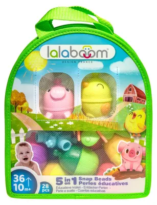 Obrázek produktu pro Korálky Lalaboom Farm (28 ks)