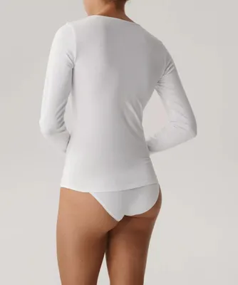 Produktbild von Damen T-Shirt Atlantic klassisch atmungsaktiv weiß L