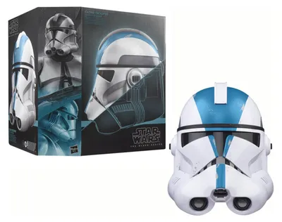 Obrázok produktu pre Star Wars The Black Series Clone Trooper (501st Legion) Electronic Helmet, Star Wars, 14 rok / roky, Zvukové efekty, AAA