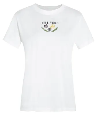Produktbild von mavi Print Design T-Shirt mit Urlaub-Motiv, Rundhals Größe: XL