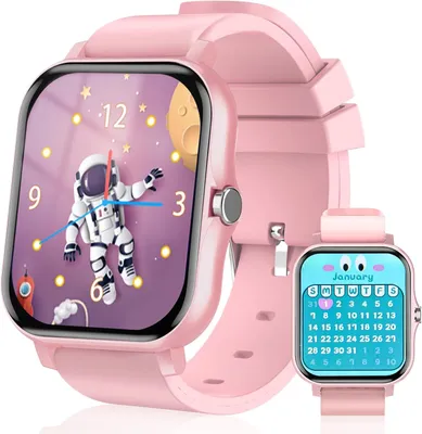 Produktbild von Für Jungen und Mädchen, Uhr Schrittzähler, 20 Sportmodi, Wecker, 14 Puzzlespiele für Ohne App, Musik